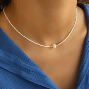 Collar Serene Pearl ( Blanco)